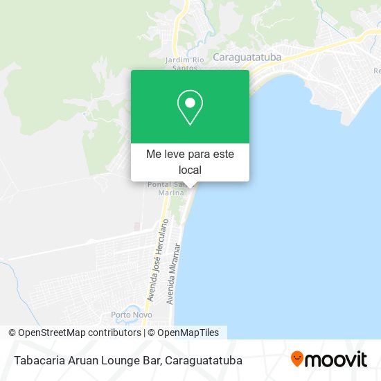 Tabacaria Aruan Lounge Bar mapa