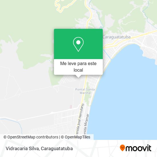 Vidracaria Silva mapa