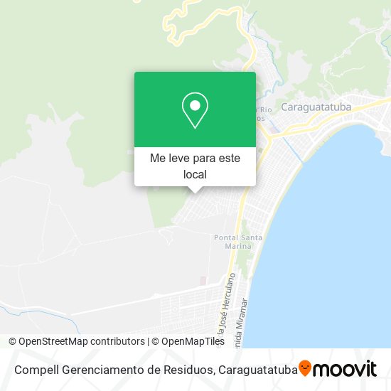 Compell Gerenciamento de Residuos mapa