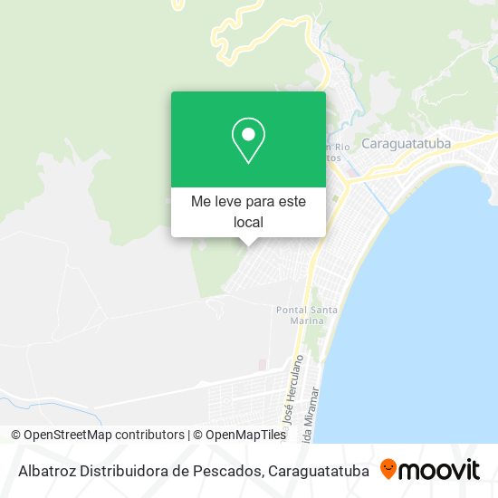 Albatroz Distribuidora de Pescados mapa