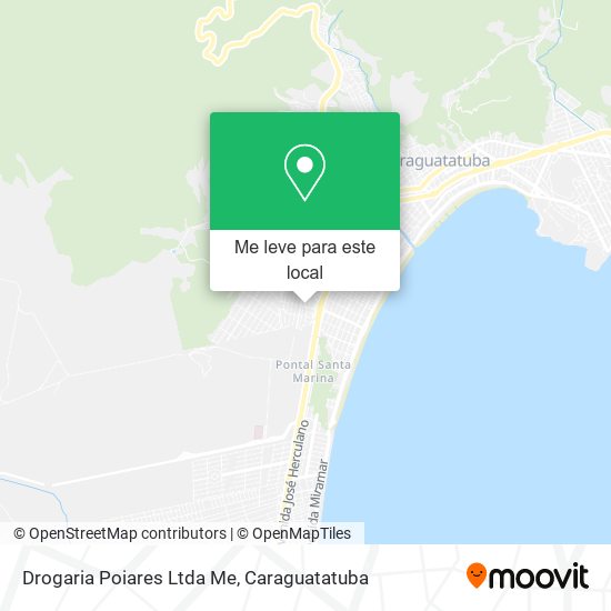 Drogaria Poiares Ltda Me mapa