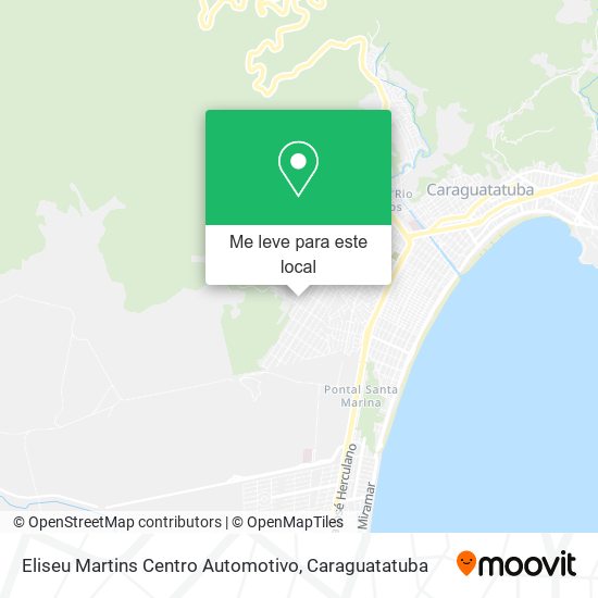 Eliseu Martins Centro Automotivo mapa