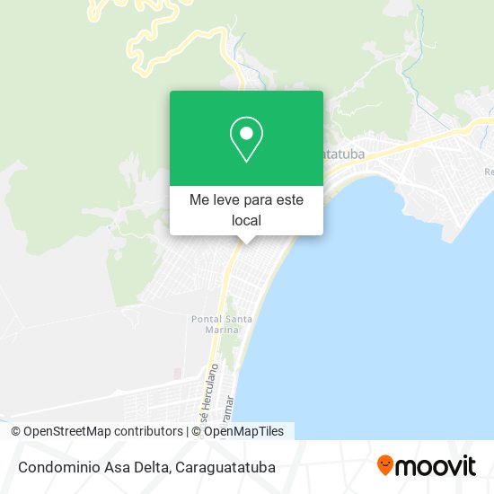 Condominio Asa Delta mapa