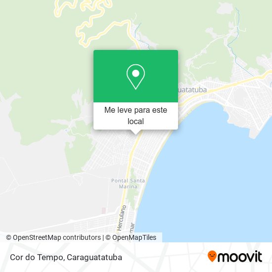 Cor do Tempo mapa