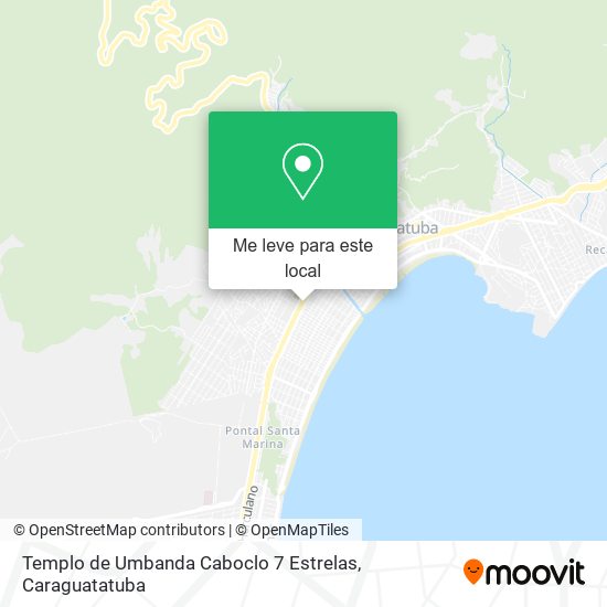 Templo de Umbanda Caboclo 7 Estrelas mapa