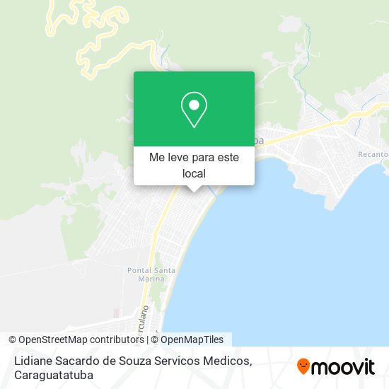 Lidiane Sacardo de Souza Servicos Medicos mapa