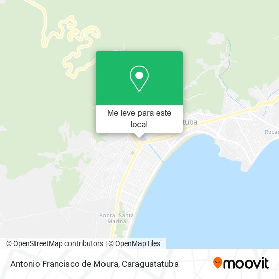 Antonio Francisco de Moura mapa