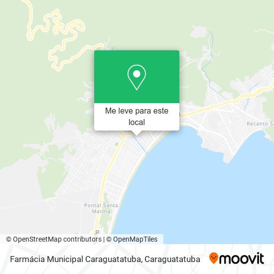 Farmácia Municipal Caraguatatuba mapa