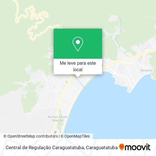 Central de Regulação Caraguatatuba mapa