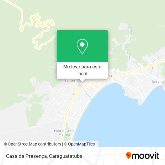 Casa da Presença mapa