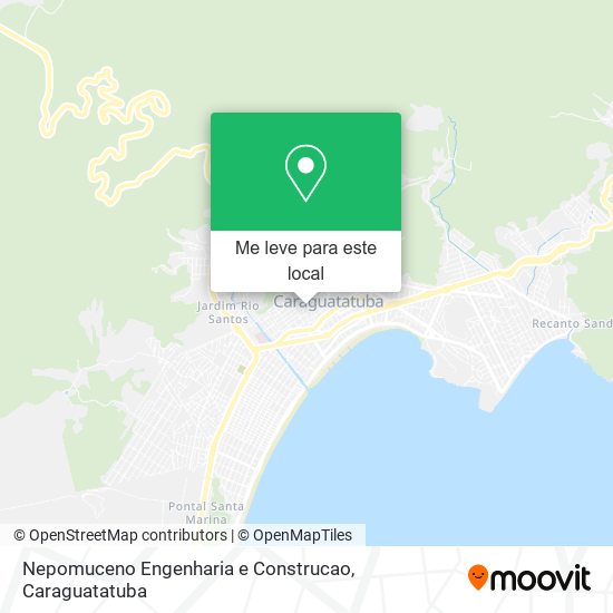Nepomuceno Engenharia e Construcao mapa