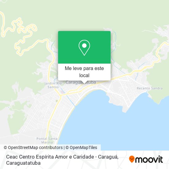 Ceac Centro Espírita Amor e Caridade - Caraguá mapa