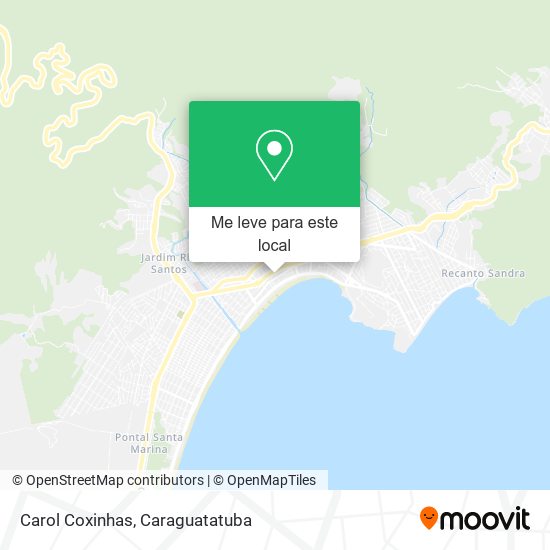 Carol Coxinhas mapa