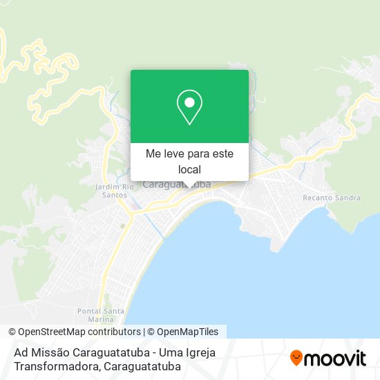 Ad Missão Caraguatatuba - Uma Igreja Transformadora mapa