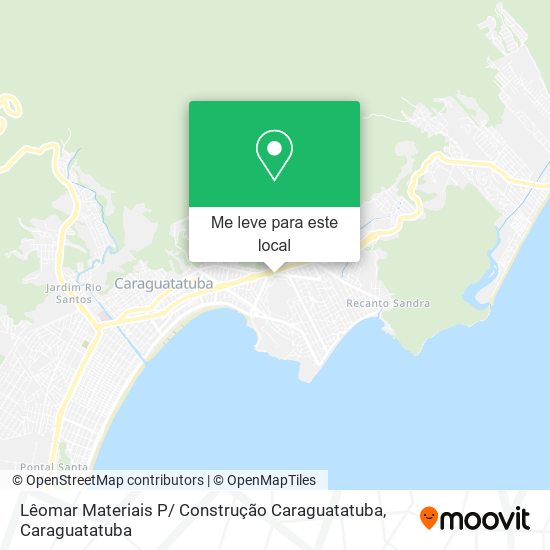 Lêomar Materiais P/ Construção Caraguatatuba mapa