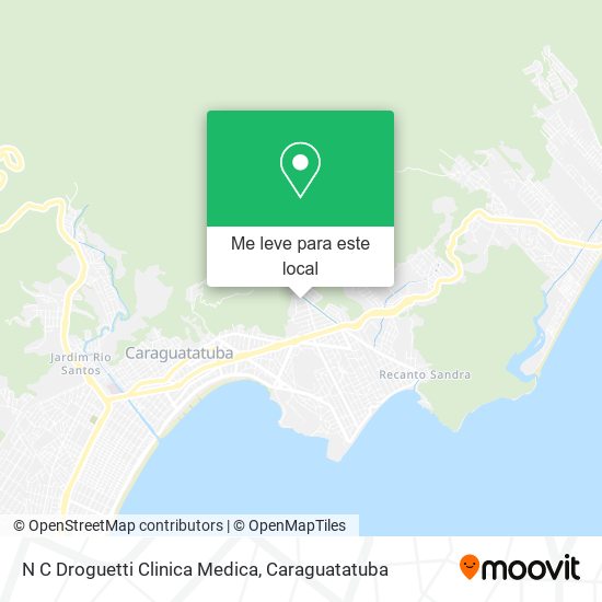 N C Droguetti Clinica Medica mapa