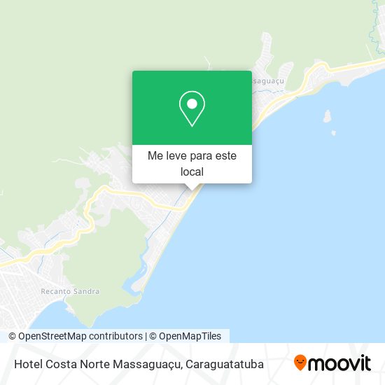 Hotel Costa Norte Massaguaçu mapa
