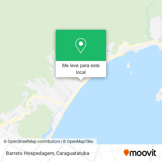 Barreto Hospedagem mapa