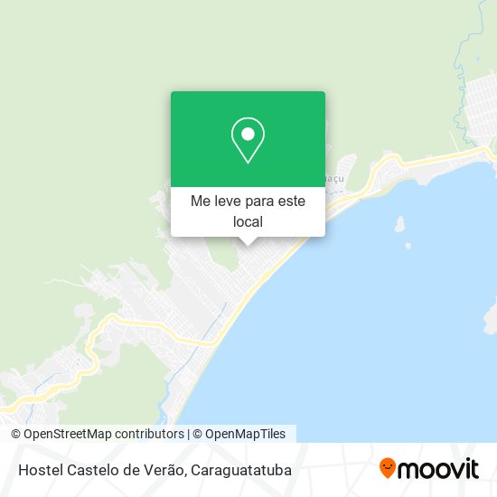 Hostel Castelo de Verão mapa
