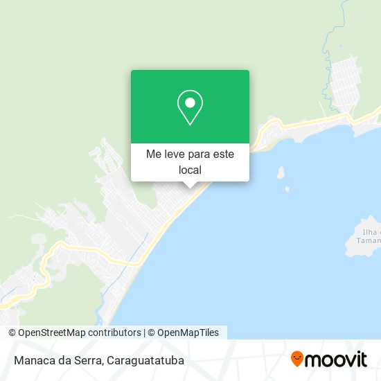 Manaca da Serra mapa