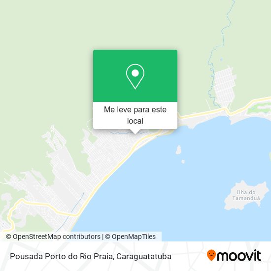 Pousada Porto do Rio Praia mapa