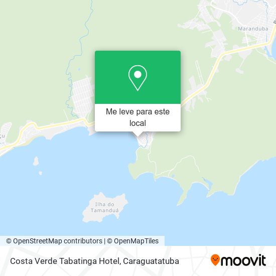 Costa Verde Tabatinga Hotel mapa
