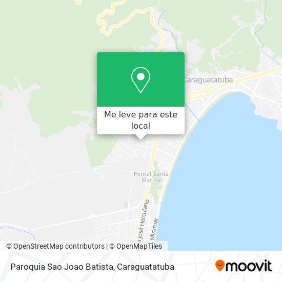 Paroquia Sao Joao Batista mapa