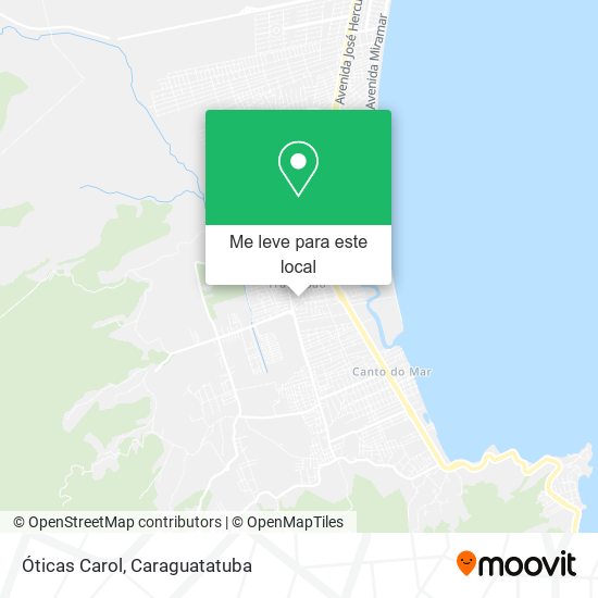 Óticas Carol mapa