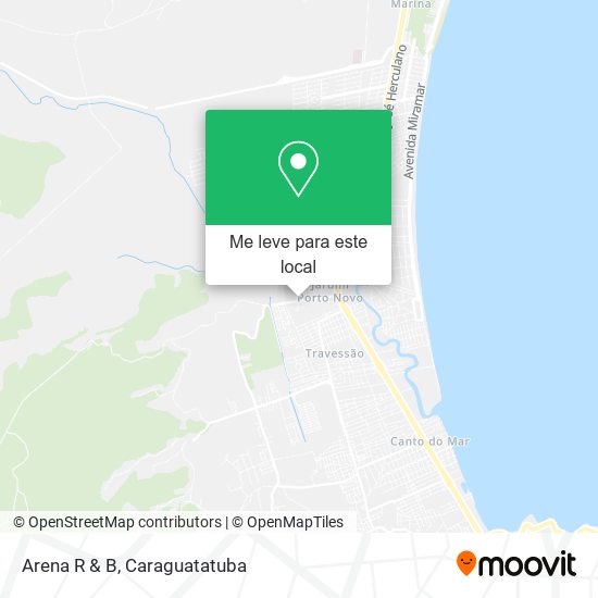 Arena R & B mapa