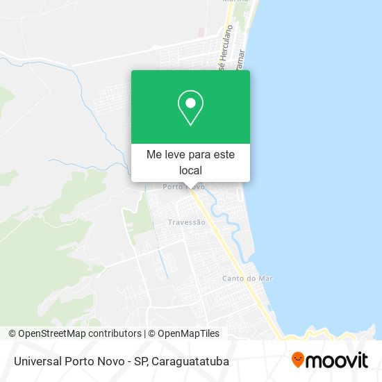 Universal Porto Novo - SP mapa