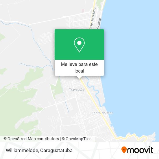 Williammelode mapa