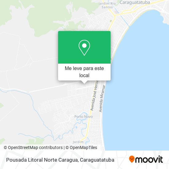 Pousada Litoral Norte Caragua mapa