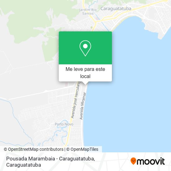 Pousada Marambaia - Caraguatatuba mapa