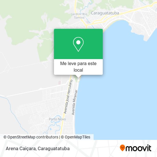 Arena Caiçara mapa