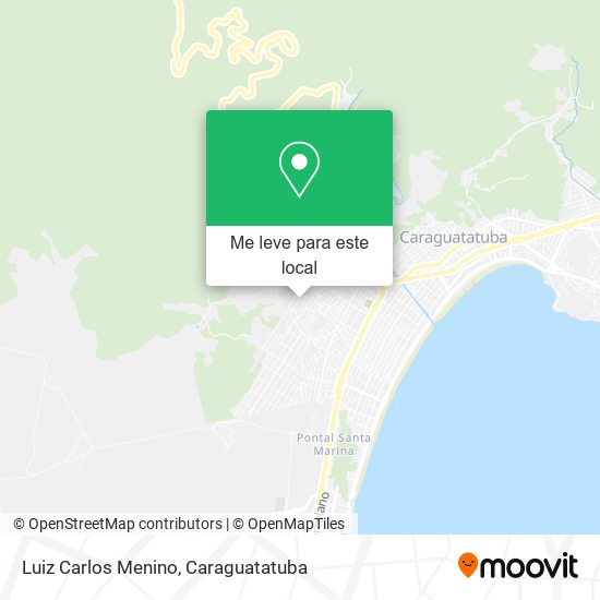 Luiz Carlos Menino mapa