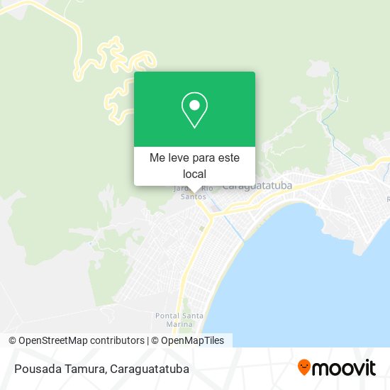 Pousada Tamura mapa