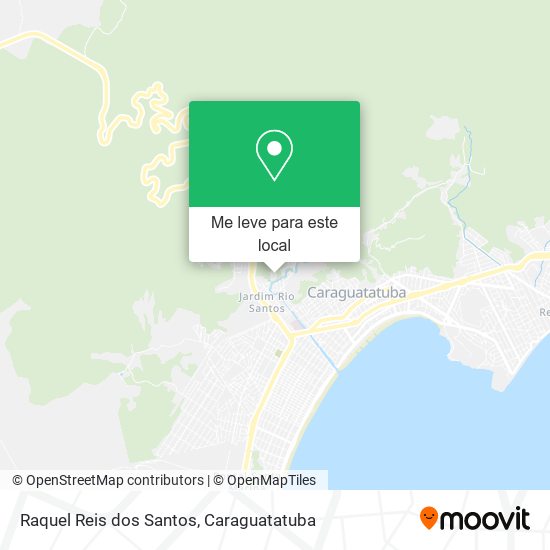 Raquel Reis dos Santos mapa