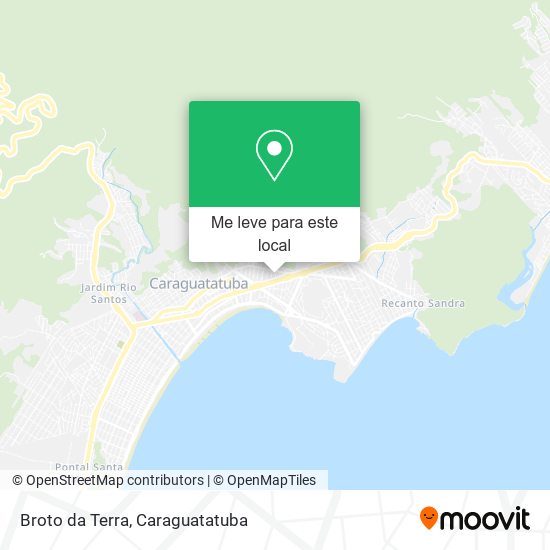 Broto da Terra mapa