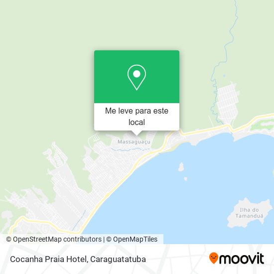 Cocanha Praia Hotel mapa