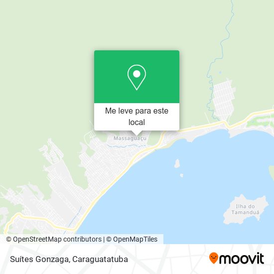 Suítes Gonzaga mapa