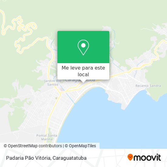 Padaria Pão Vitória mapa