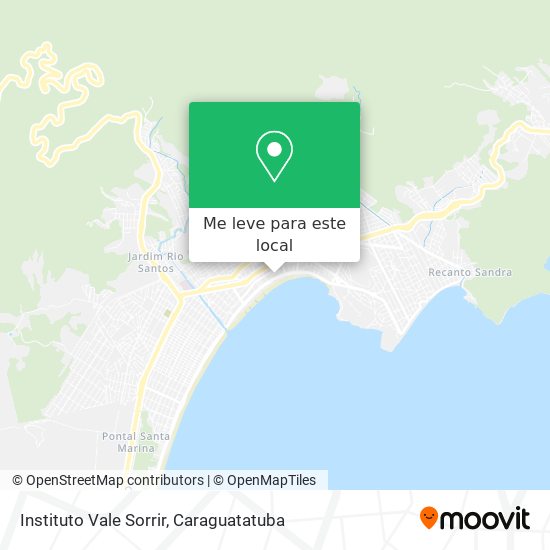 Instituto Vale Sorrir mapa