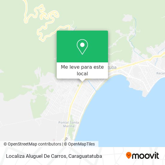 Localiza Aluguel De Carros mapa