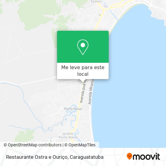 Restaurante Ostra e Ouriço mapa
