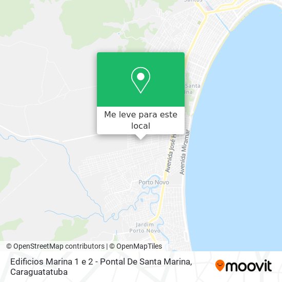 Edificios Marina 1 e 2 - Pontal De Santa Marina mapa