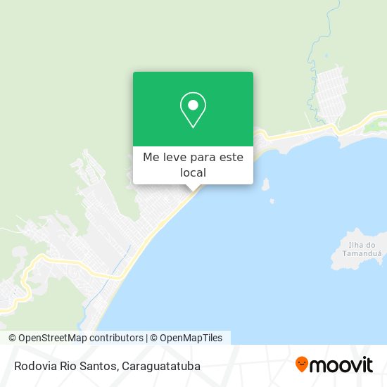 Rodovia Rio Santos mapa