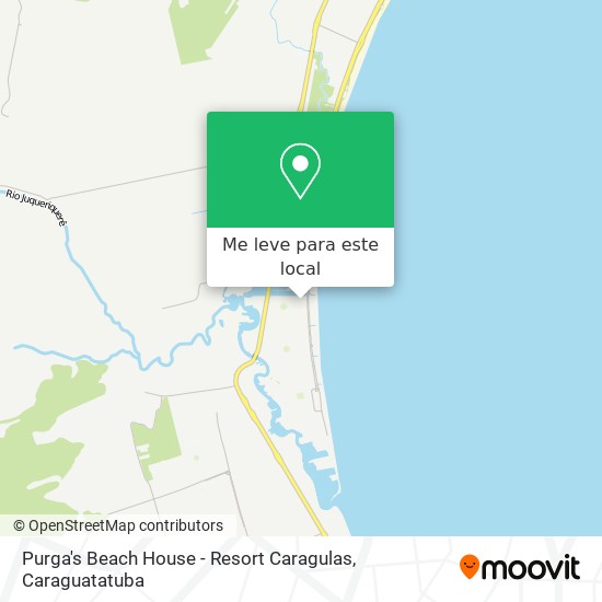 Purga's Beach House - Resort Caragulas mapa