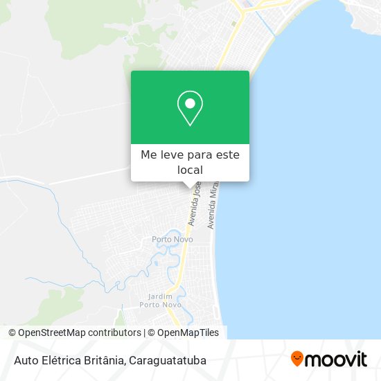 Auto Elétrica Britânia mapa