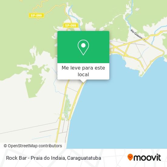 Rock Bar - Praia do Indaia mapa