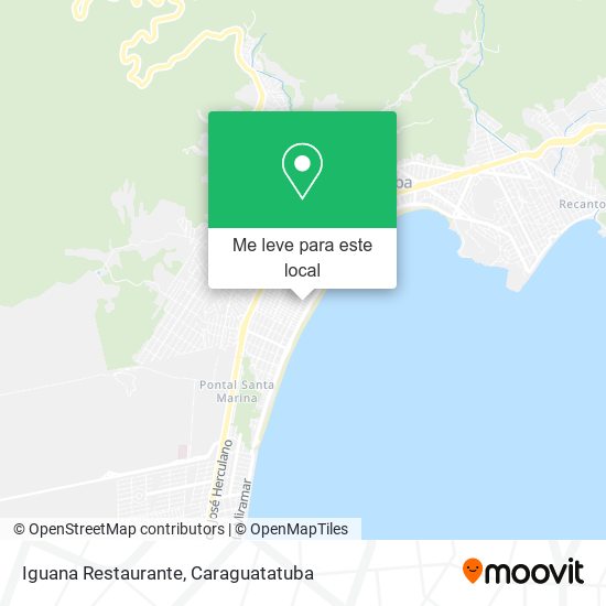 Iguana Restaurante mapa